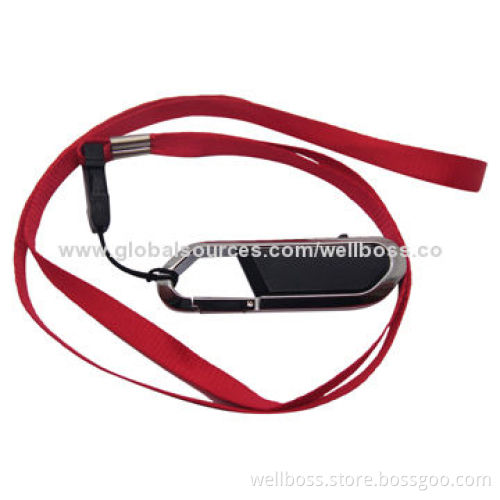 Foldout Carabiner USB Flash Drive, Customized Colors Available 1-32GBNew